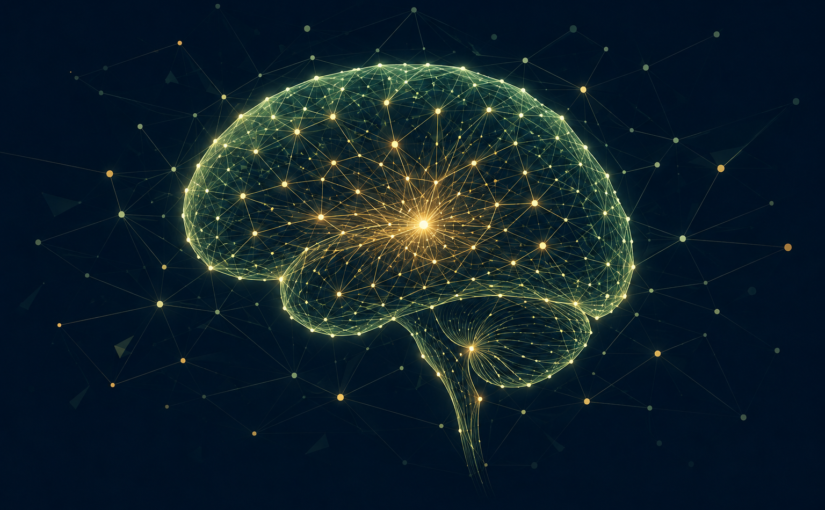 Psychology dissertation topics brain neural network illustration