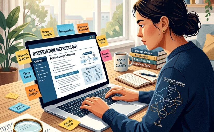Learn how to structure and write a first-class dissertation methodology chapter with our comprehensive step-by-step guide for UK university students.