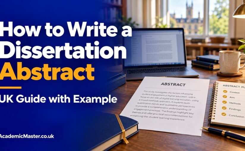 how to write a dissertation abstract